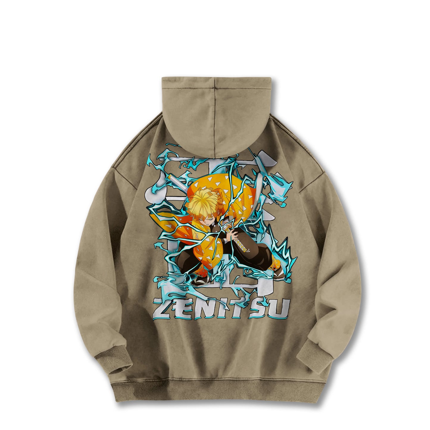 Blade of the Demon Hunters Zenitsu V2 Vintage Hoodie