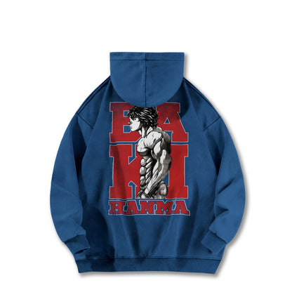 Ultimate Grappler Hanma V11 Vintage Hoodie
