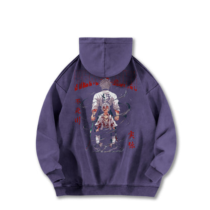 Blade of Demon Hunters Sanemi Shinazugawa Vintage Hoodie