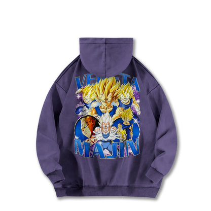 Saiyan Legacy Z Majin Vegeta Vintage Hoodie