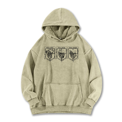 Titan Siege Wall Territory Vintage Hoodie
