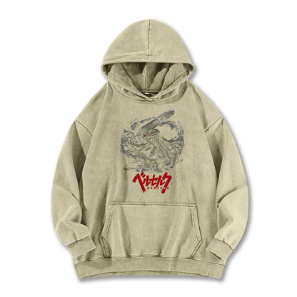 Dark Sword Saga Black Swordsman Vintage Hoodie