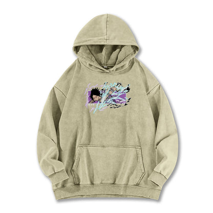 Hidden Leaf Shinobi - Sasuke Chidori Oversized Vintage Hoodie