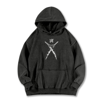 Blade of Demon Hunters Sanemi Shinazugawa Vintage Hoodie