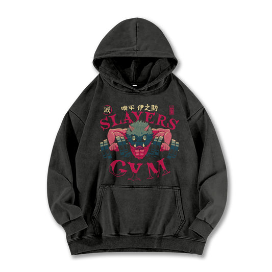 Blade of the Demon Hunters's Gym Vintage Hoodie