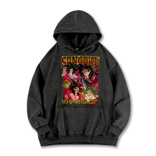 Saiyan Legacy GT Goku Vintage Hoodie