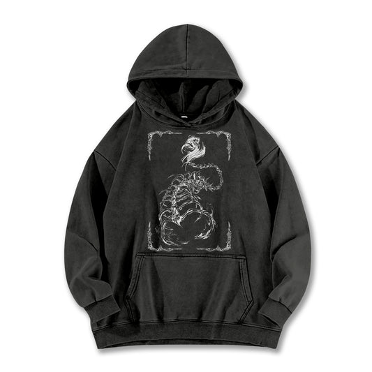 Attack on Titan Skeleton Vintage Hoodie