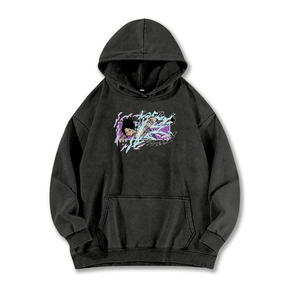 Hidden Leaf Shinobi - Sasuke Chidori Oversized Vintage Hoodie