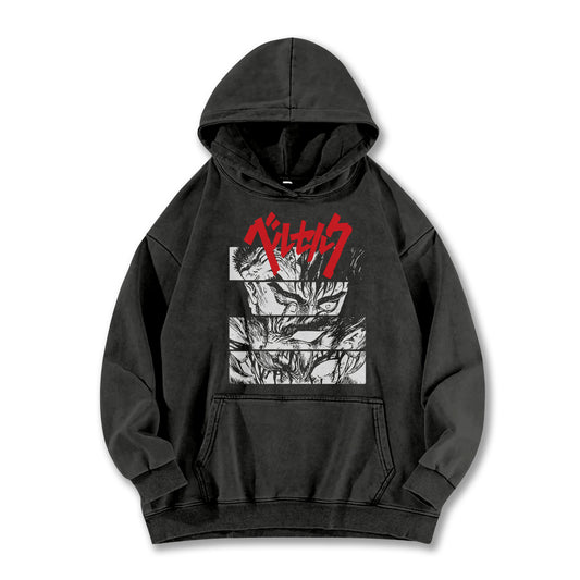 Dark Sword Saga Guts' Wrath Vintage Hoodie