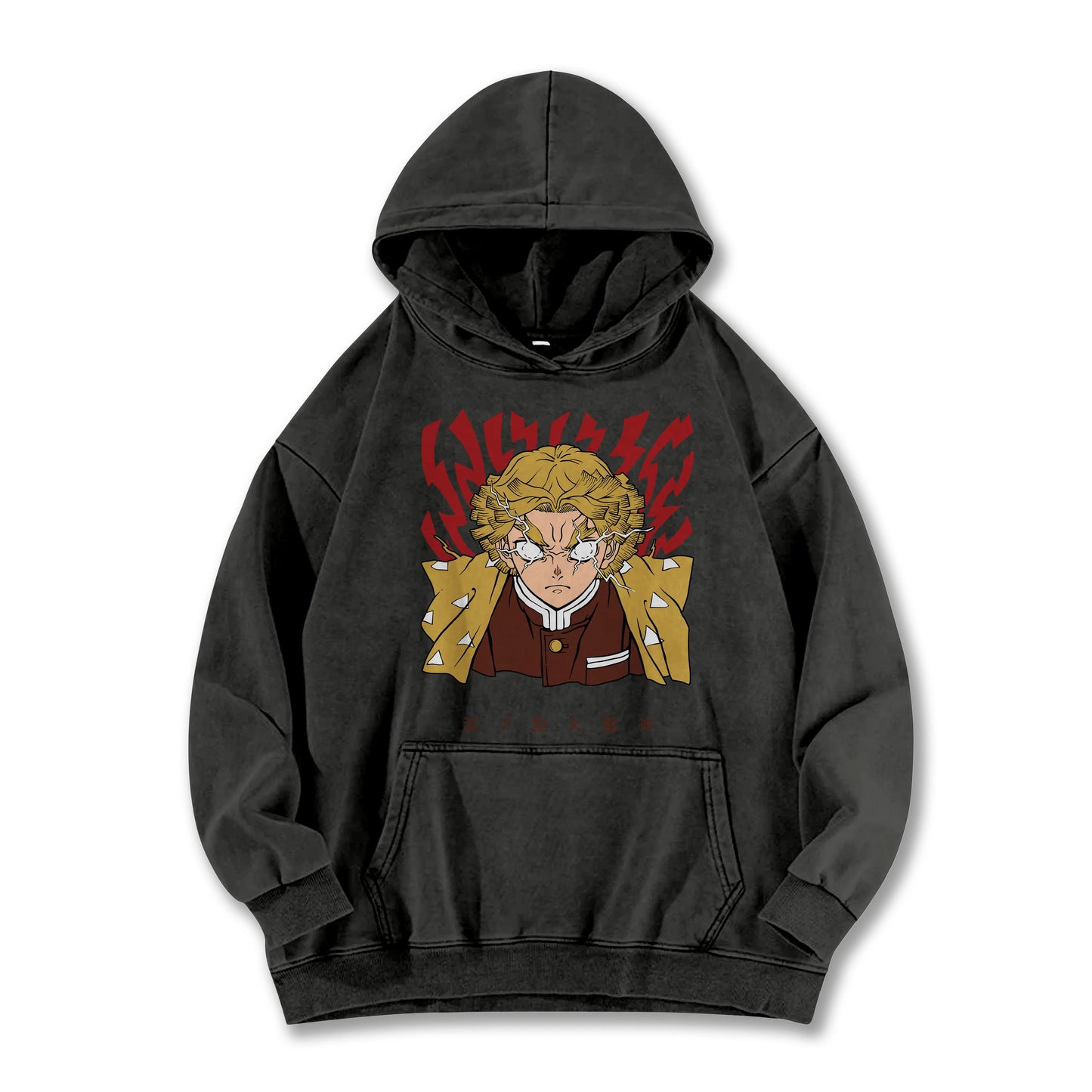 Blade of the Demon Hunters Zenitsu's Rage V2 Vintage Hoodie