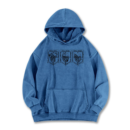 Titan Siege Wall Territory Vintage Hoodie