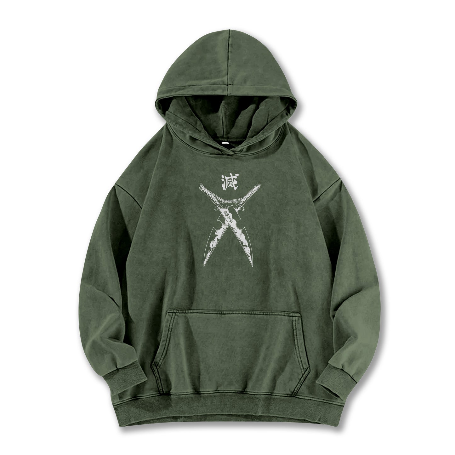 Blade of Demon Hunters Sanemi Shinazugawa Vintage Hoodie