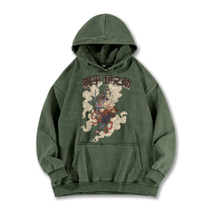 Blade of the Demon Hunters Inosuke Hashibara V2 Vintage Hoodie