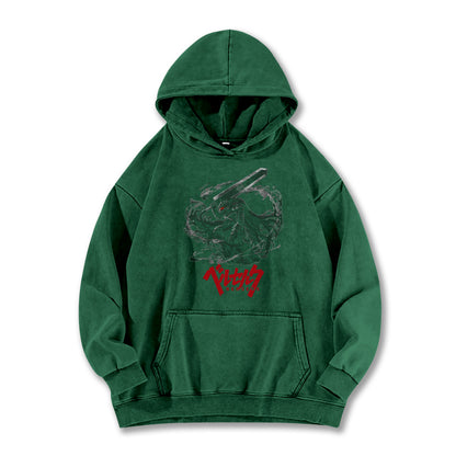 Dark Sword Saga Black Swordsman Vintage Hoodie