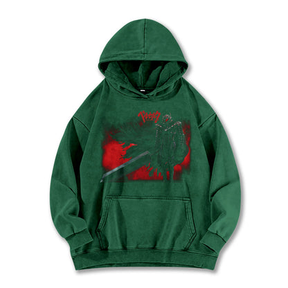 Dark Sword Saga Black Swordsman V9 Vintage Hoodie