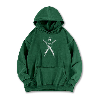 Blade of Demon Hunters Sanemi Shinazugawa Vintage Hoodie