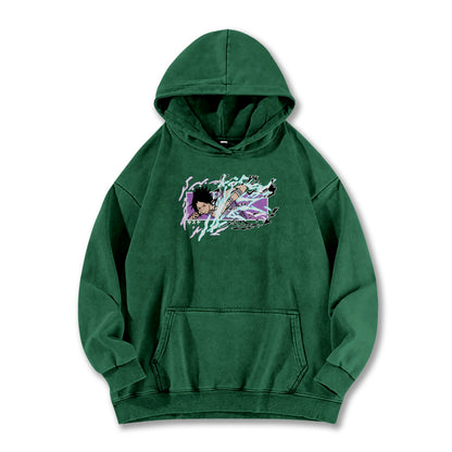 Hidden Leaf Shinobi - Sasuke Chidori Oversized Vintage Hoodie