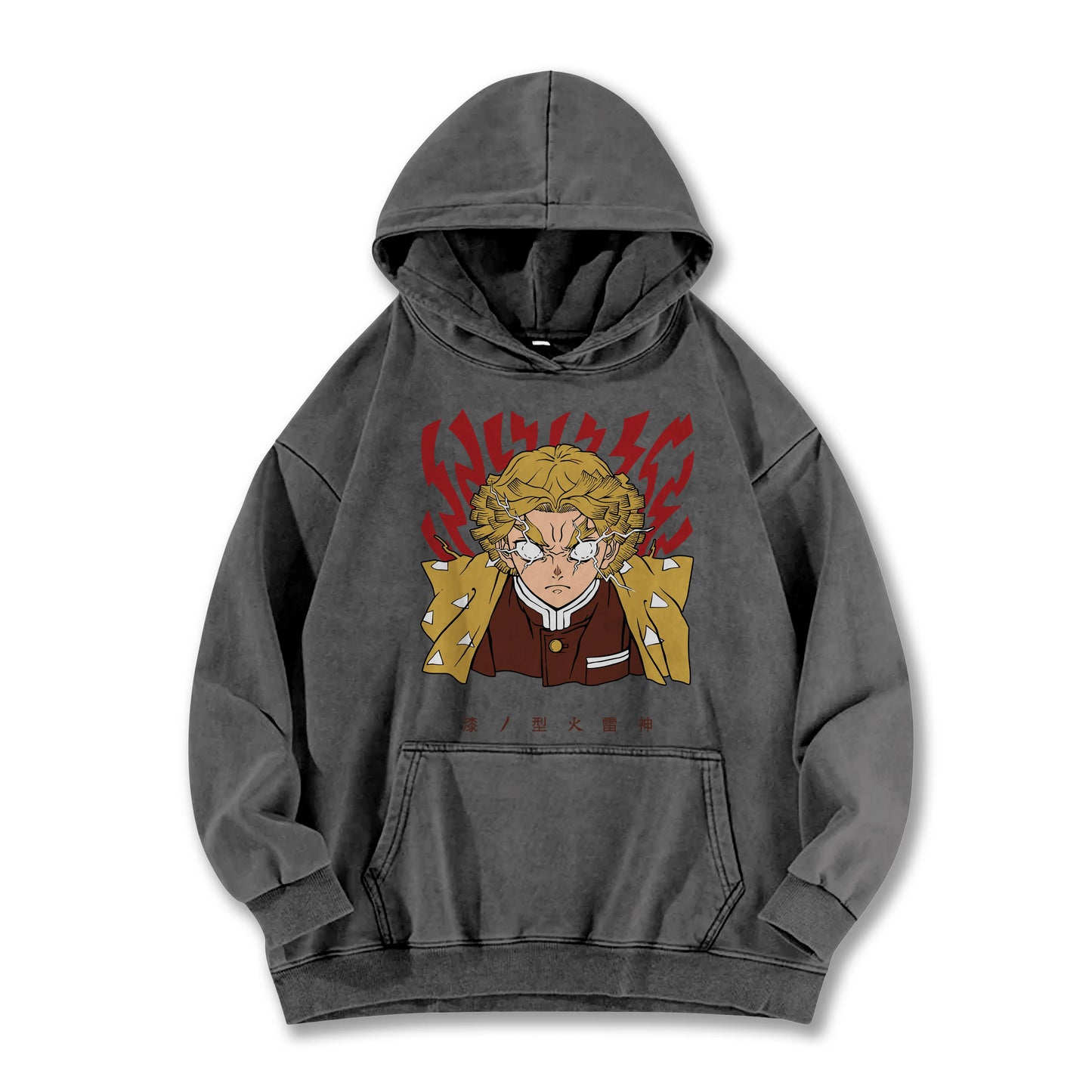 Blade of the Demon Hunters Zenitsu's Rage V2 Vintage Hoodie