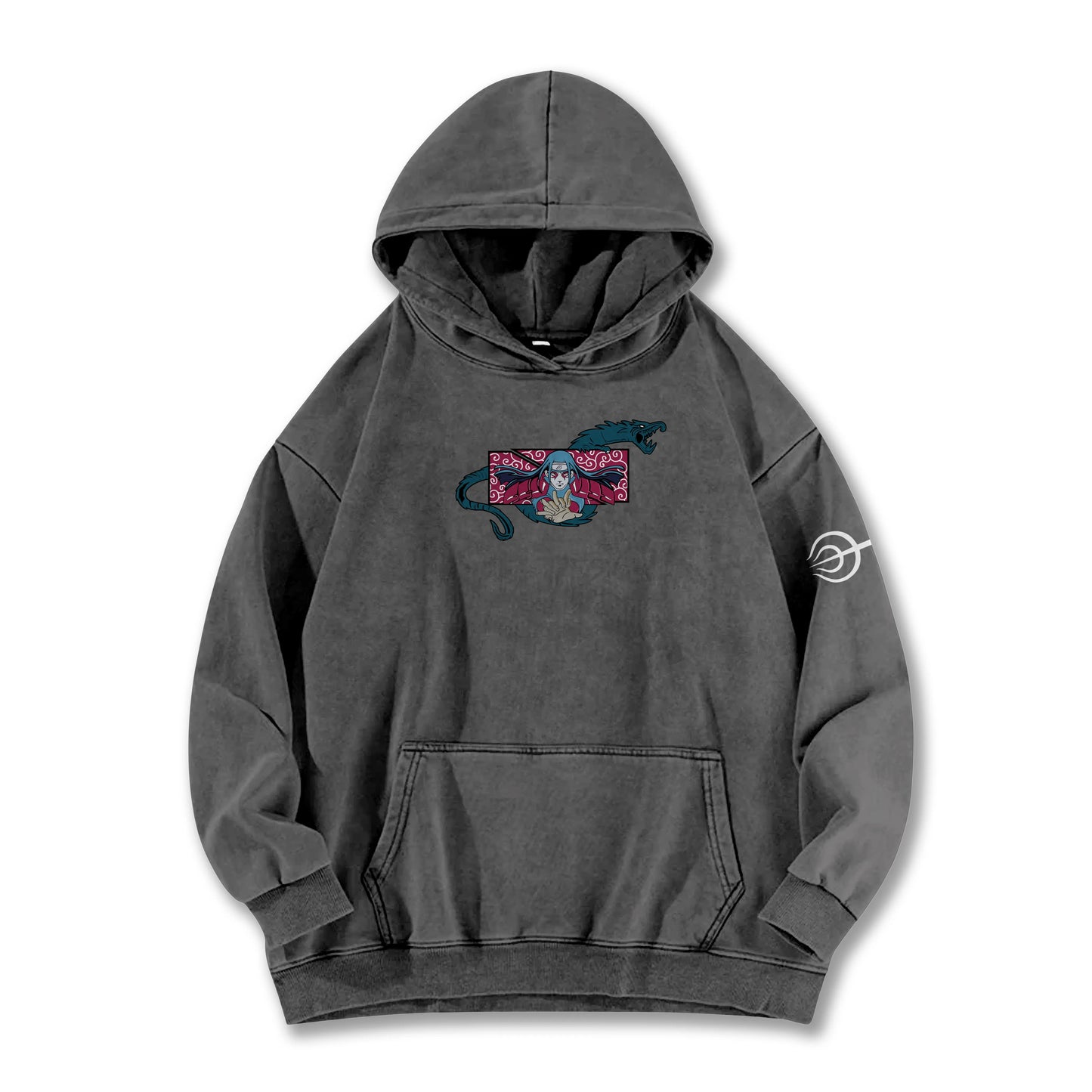 Hidden Leaf Shinobi Hashirama Senju Wood Dragon Vintage Hoodie