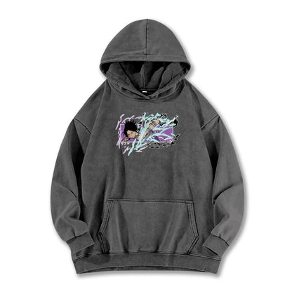 Hidden Leaf Shinobi - Sasuke Chidori Oversized Vintage Hoodie