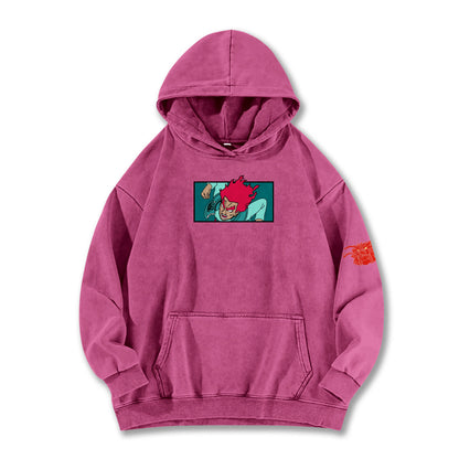 Hidden Leaf Shinobi Might Guy 8 Gates Boxy Vintage Hoodie