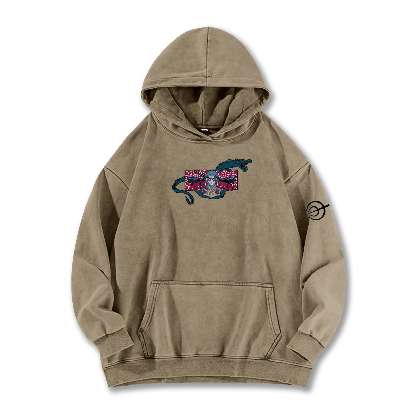 Hidden Leaf Shinobi Hashirama Senju Wood Dragon Vintage Hoodie