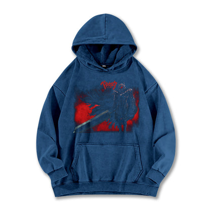 Dark Sword Saga Black Swordsman V9 Vintage Hoodie