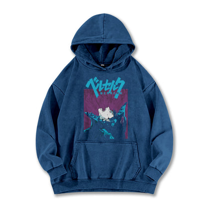 Dark Sword Saga Black Swordsman V8 Vintage Hoodie