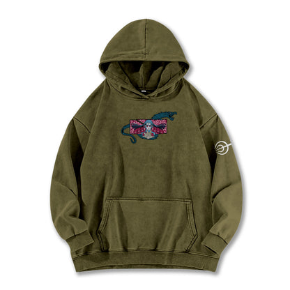 Hidden Leaf Shinobi Hashirama Senju Wood Dragon Vintage Hoodie
