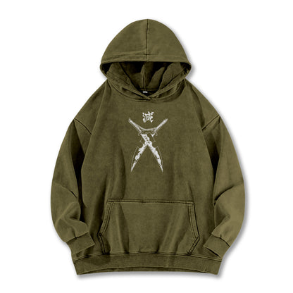 Blade of Demon Hunters Sanemi Shinazugawa Vintage Hoodie