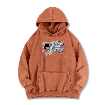 Hidden Leaf Shinobi - Sasuke Chidori Oversized Vintage Hoodie