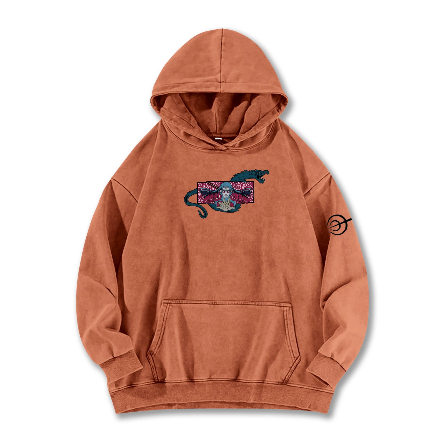 Hidden Leaf Shinobi Hashirama Senju Wood Dragon Vintage Hoodie