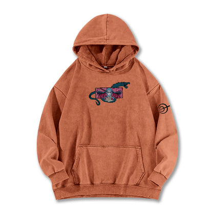 Hidden Leaf Shinobi Hashirama Senju Wood Dragon Vintage Hoodie