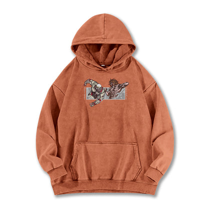 Titan Siege Wall - Titans Fighting Vintage Hoodie