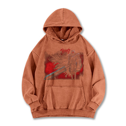Dark Sword Saga Black Swordsman V9 Vintage Hoodie