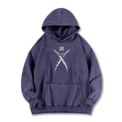 Blade of Demon Hunters Sanemi Shinazugawa Vintage Hoodie