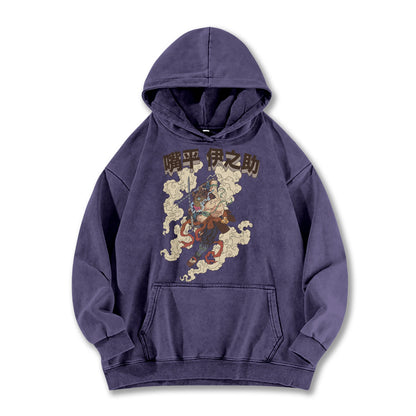 Blade of the Demon Hunters Inosuke Hashibara V2 Vintage Hoodie