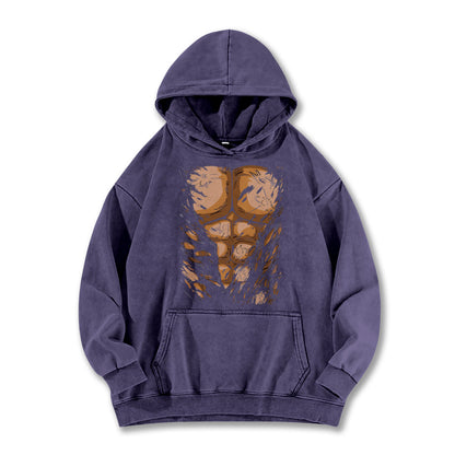 Ultimate Grappler's 6-Pack Abs Vintage Hoodie