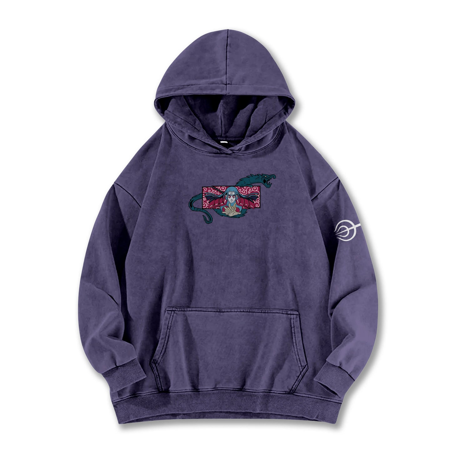 Hidden Leaf Shinobi Hashirama Senju Wood Dragon Vintage Hoodie