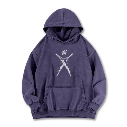 Blade of the Demon Hunters Zenitsu V2 Vintage Hoodie