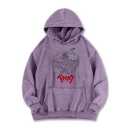 Dark Sword Saga Black Swordsman Vintage Hoodie