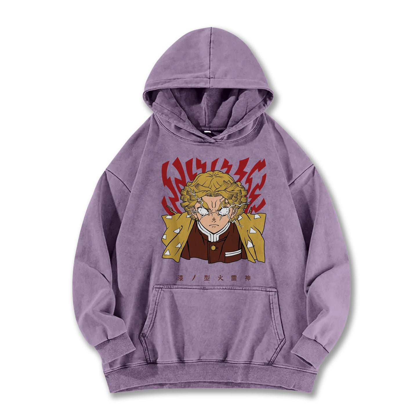 Blade of the Demon Hunters Zenitsu's Rage V2 Vintage Hoodie