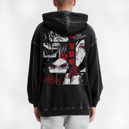 Hidden Leaf Shinobi - Curse of the Sharingan Vintage Hoodie