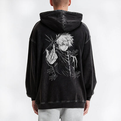 Tokyo Sorcery Satoru Gojo V2 Vintage Hoodie