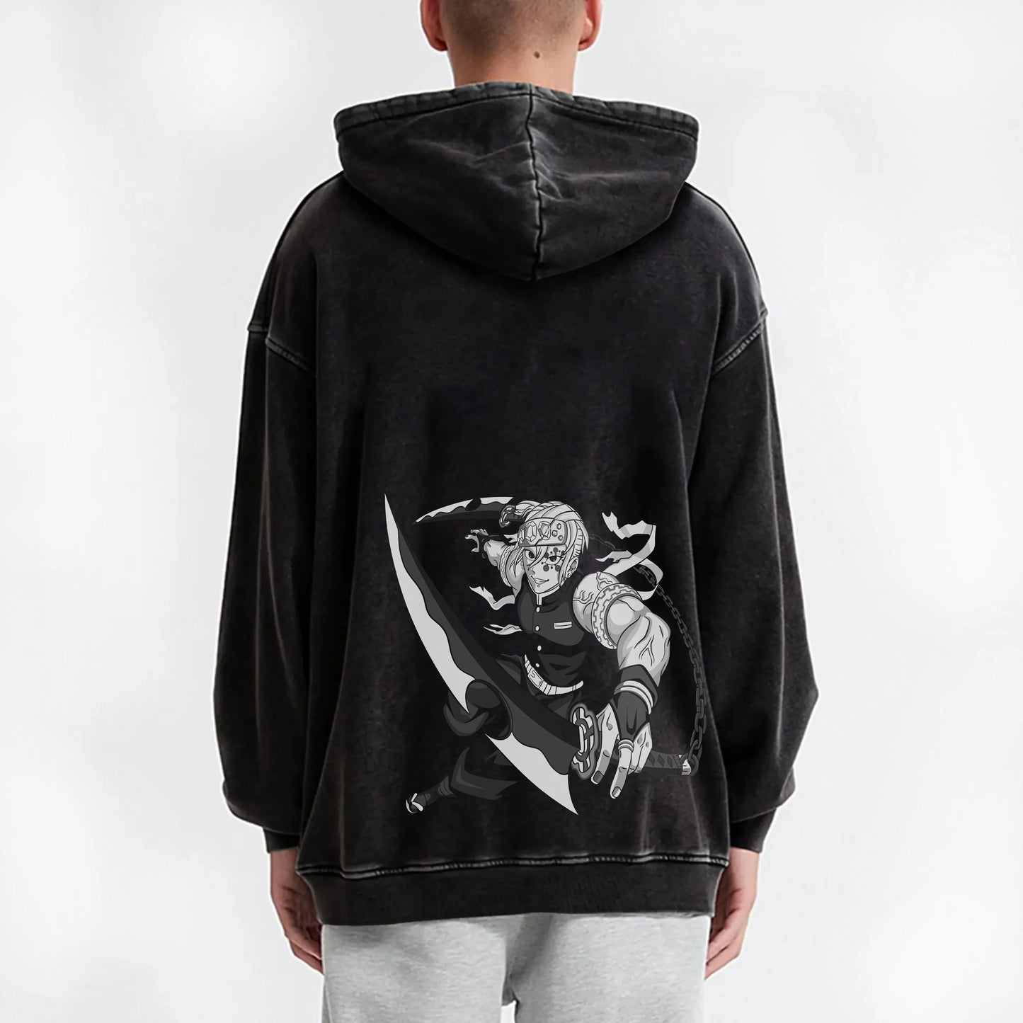 Blade of the Demon Hunters Uzui Tengen V3 Vintage Hoodie