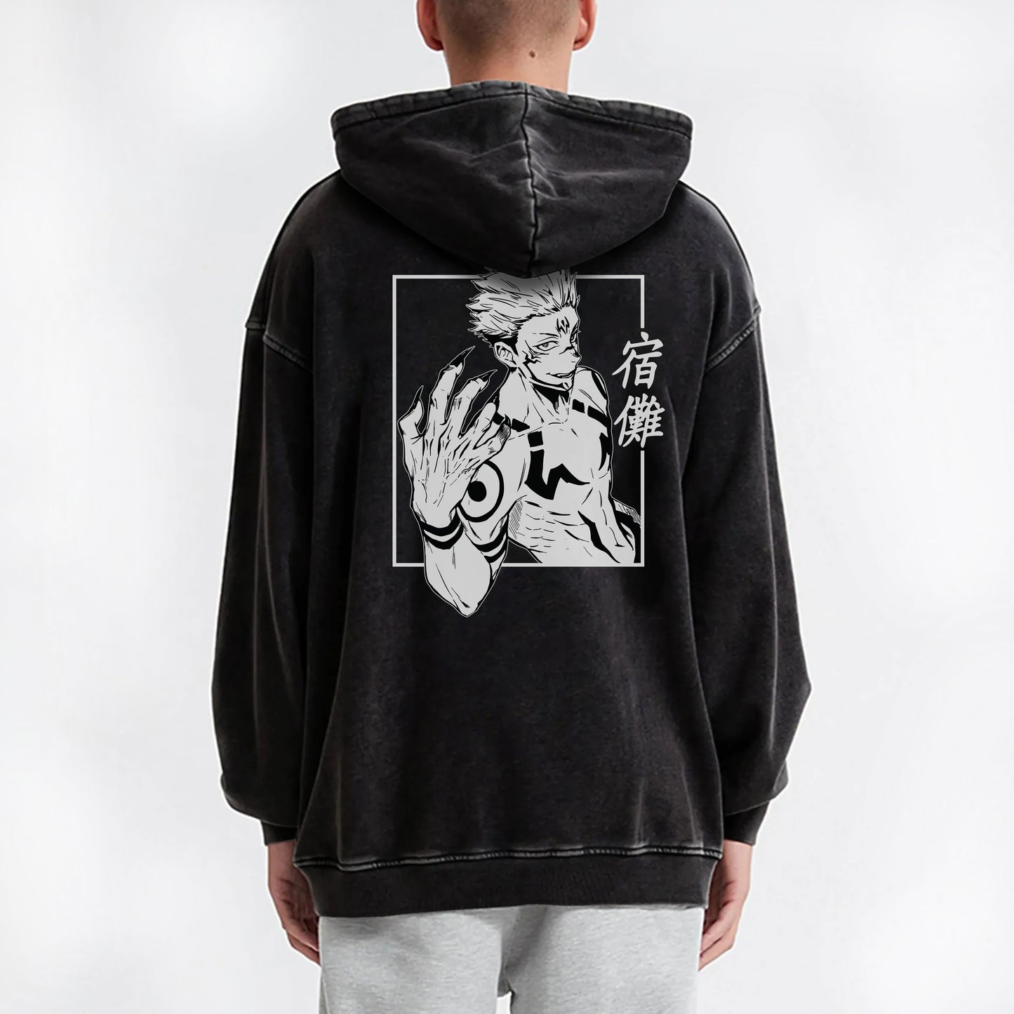 Tokyo Sorcery Malevolent Unlucky King V3 Vintage Hoodie