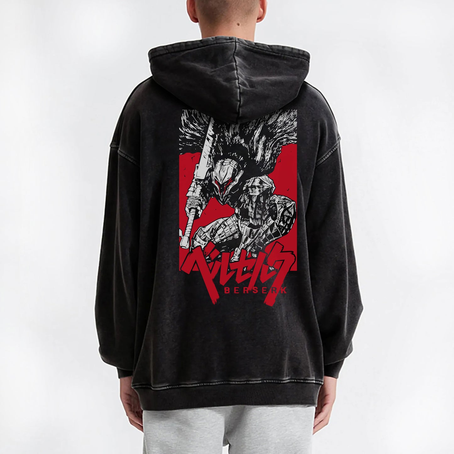 Dark Sword Saga Black Swordsman V7 Vintage Hoodie