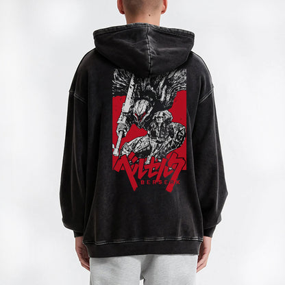 Dark Sword Saga Black Swordsman V7 Vintage Hoodie