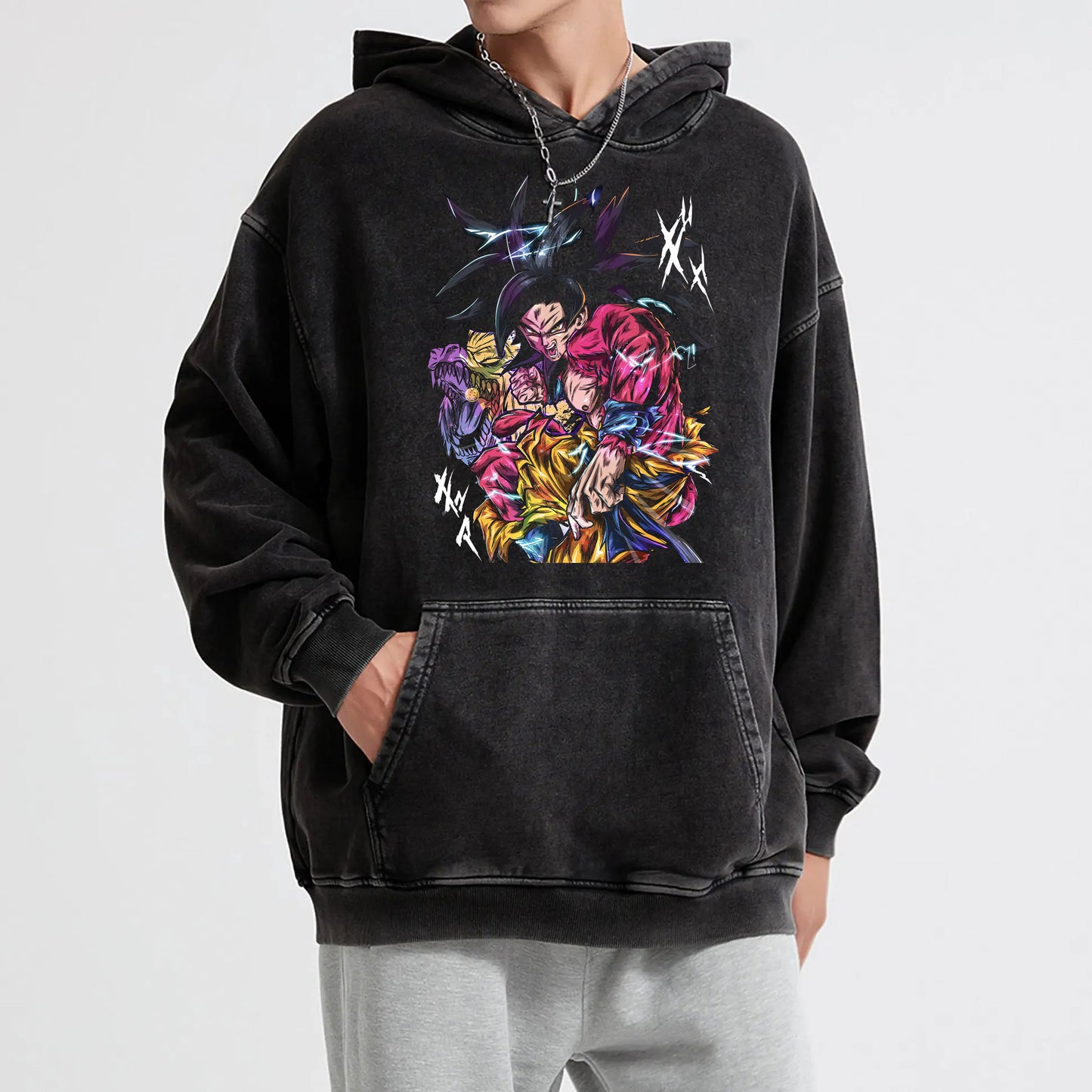 Saiyan Legacy Warrior SS4 Vintage Hoodie