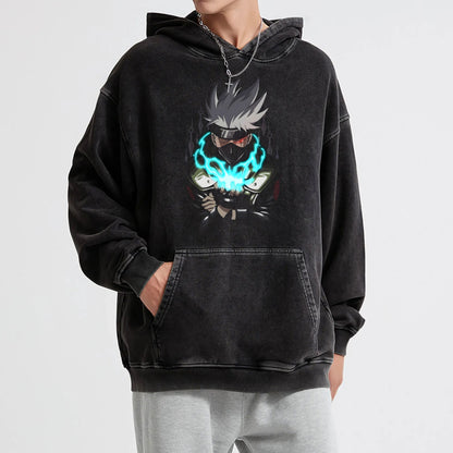 Hidden Leaf Shinobi - Copy Ninja's Chidori Vintage Hoodie